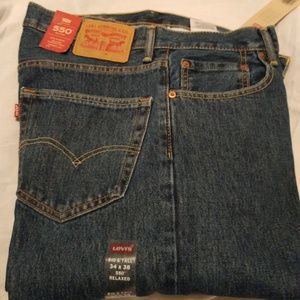 LEVI'S 550 RELAXED FIT JEANS BIG AND TALL